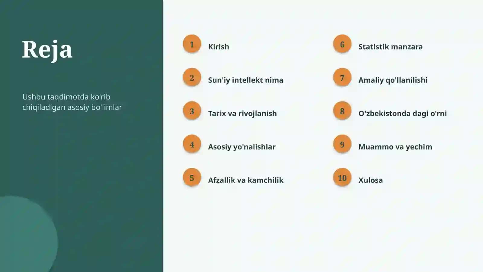 Sun'iy intellekt Asoslari va tushunchasi 2