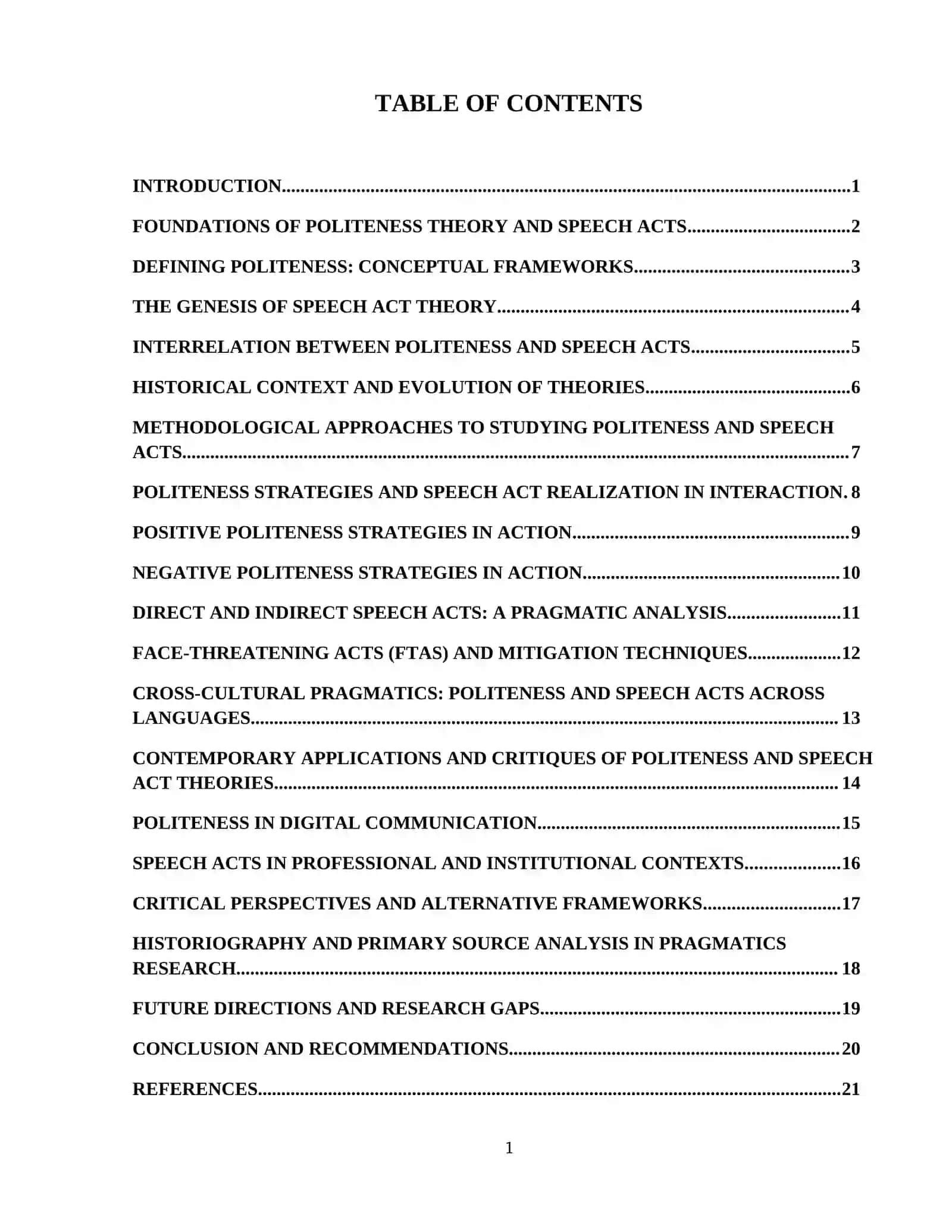 Politeness Theory and Speech Acts in Interaction 2