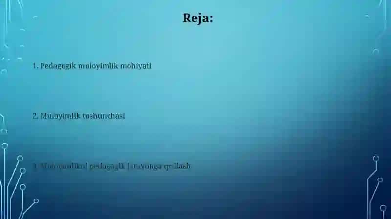 Pedagogik muloyimlik 2