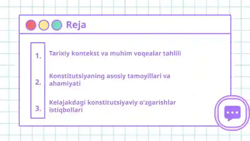 Mustaqil O‘zbekiston Konstitutsiyasining yaratilishi 2