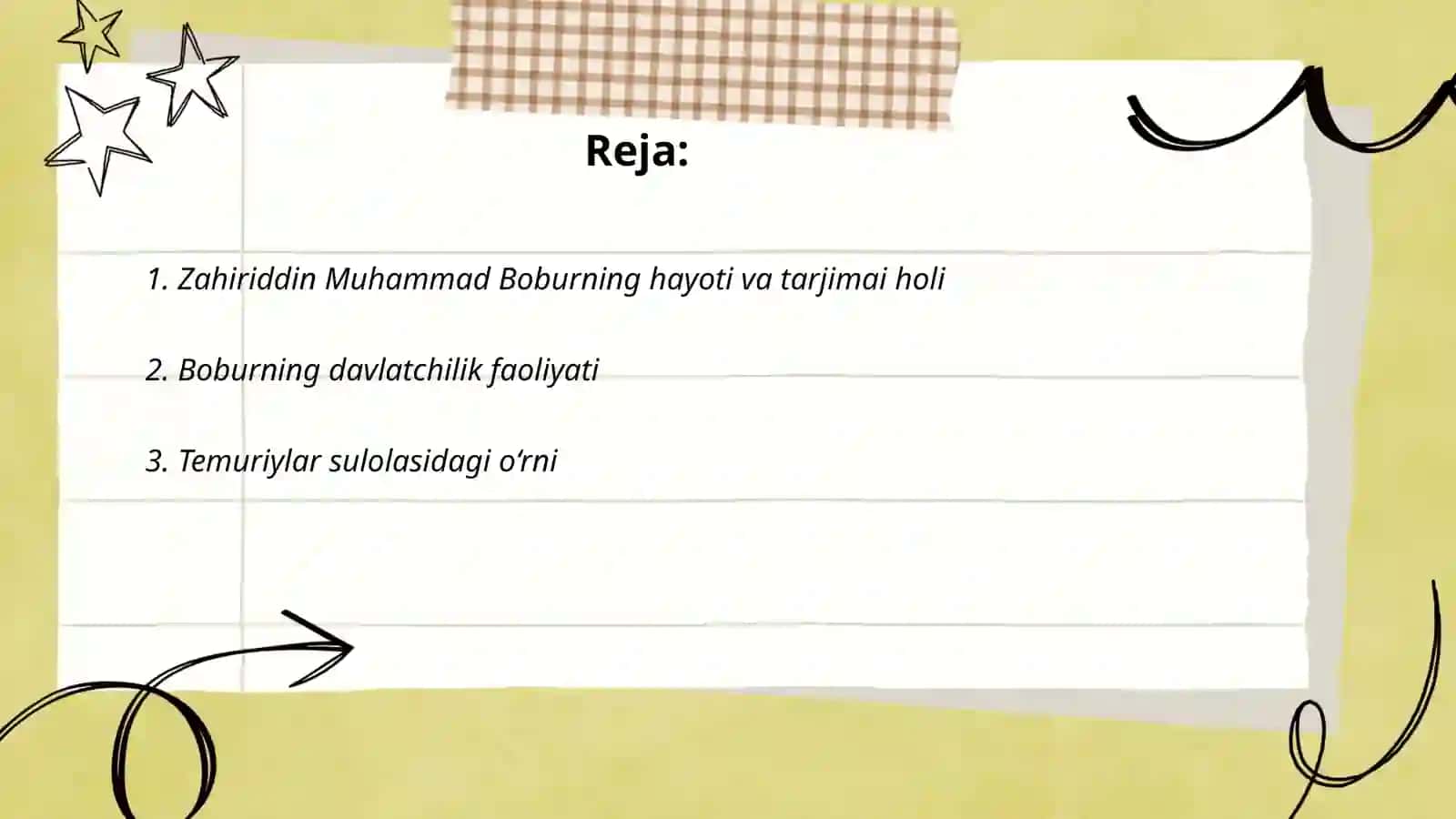 Zahiriddin Muhammad Boburning hayoti va tarjimai holi 2