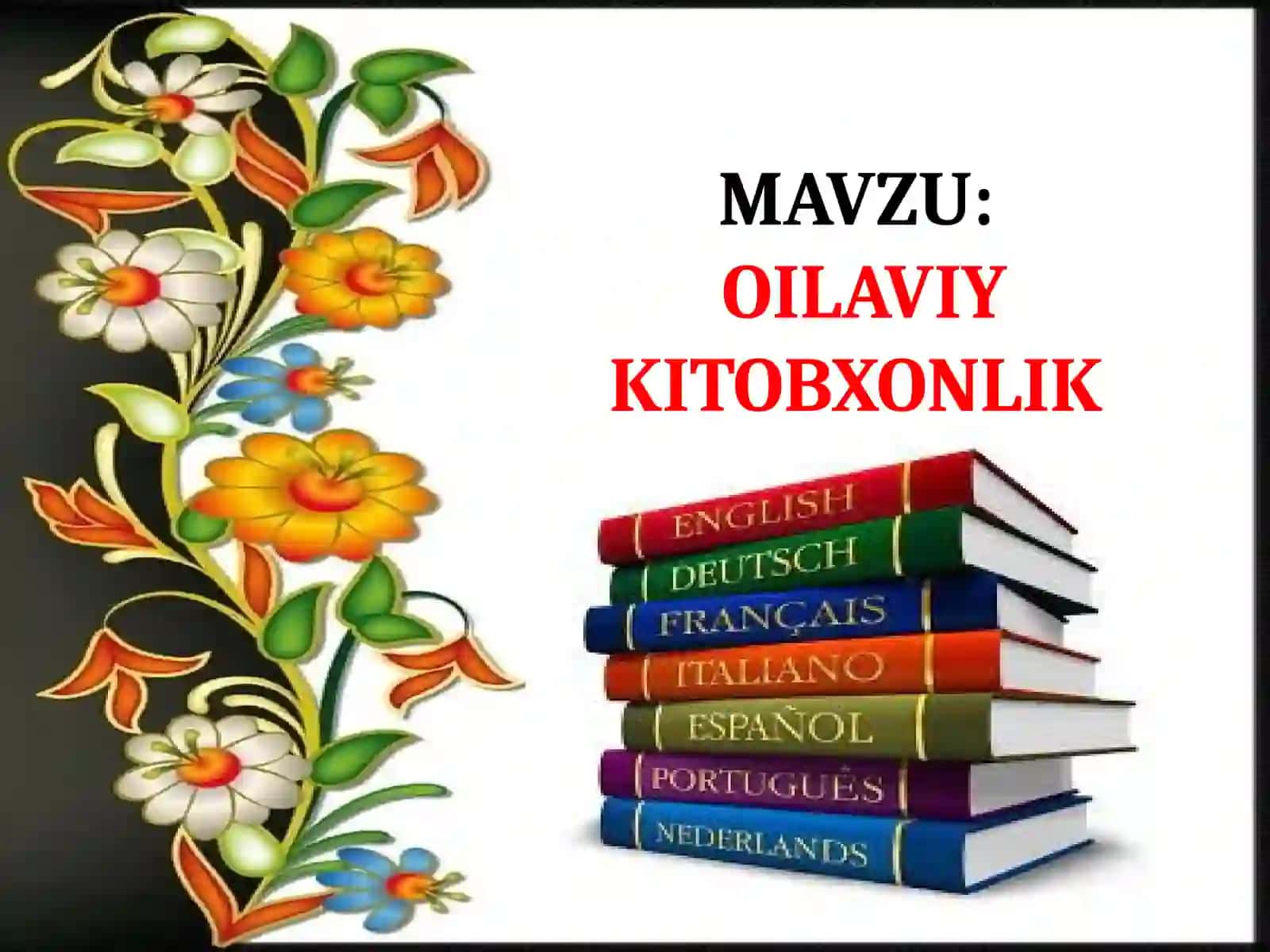 OILAVIY KITOBXONLIK 2