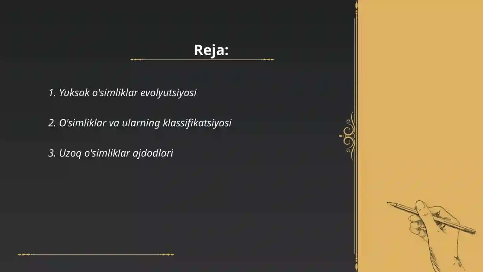 Yuksak o’simliklarning taksonomik tarixi 2