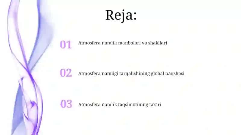 Atmosfera yogʻinlari va ularning yer sartida taqsimlanishi 2