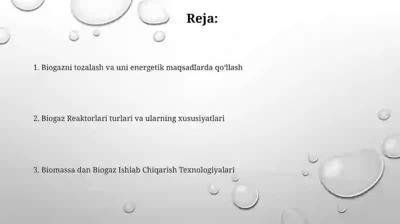 Biomassadan biogas olish biotexnologyasi 2