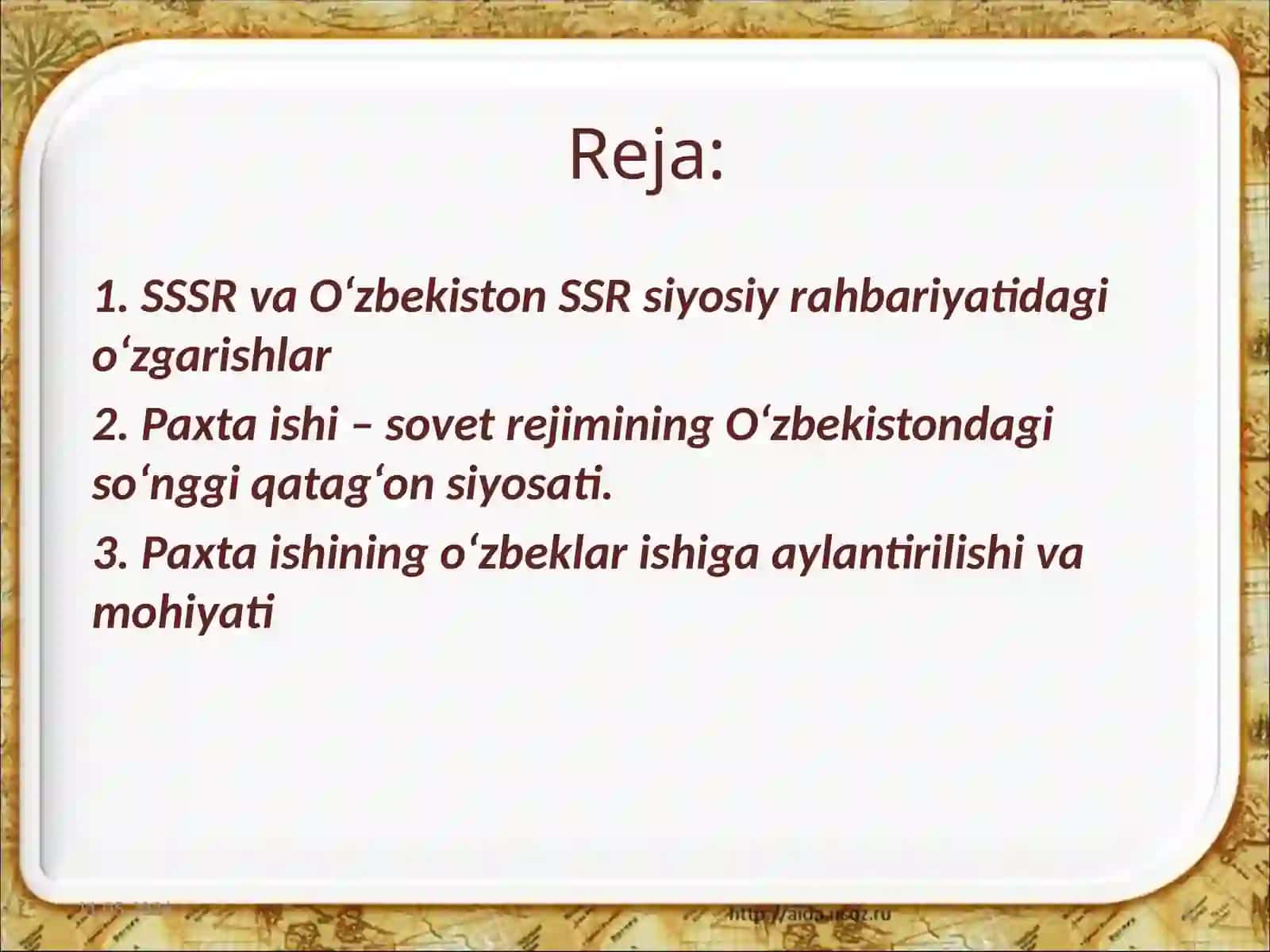 O‘zbekistonda paxta ishi va uning oqibatlari 2