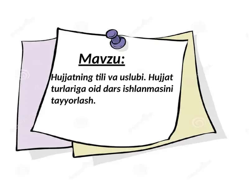 Hujjatning tili va uslubi 2