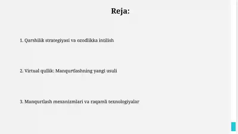 Virtual tutqunlik -manqurtlik vositasi 2