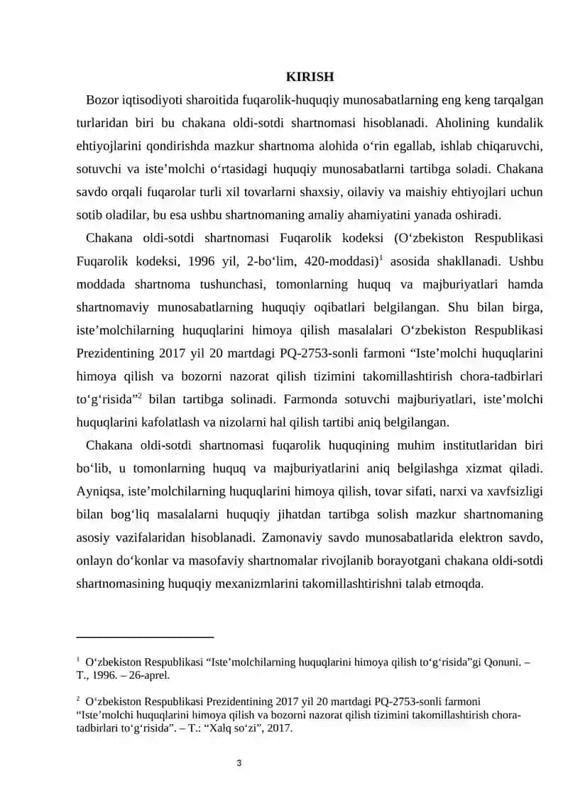 Chakana oldi-sotdi shartnomasi 2