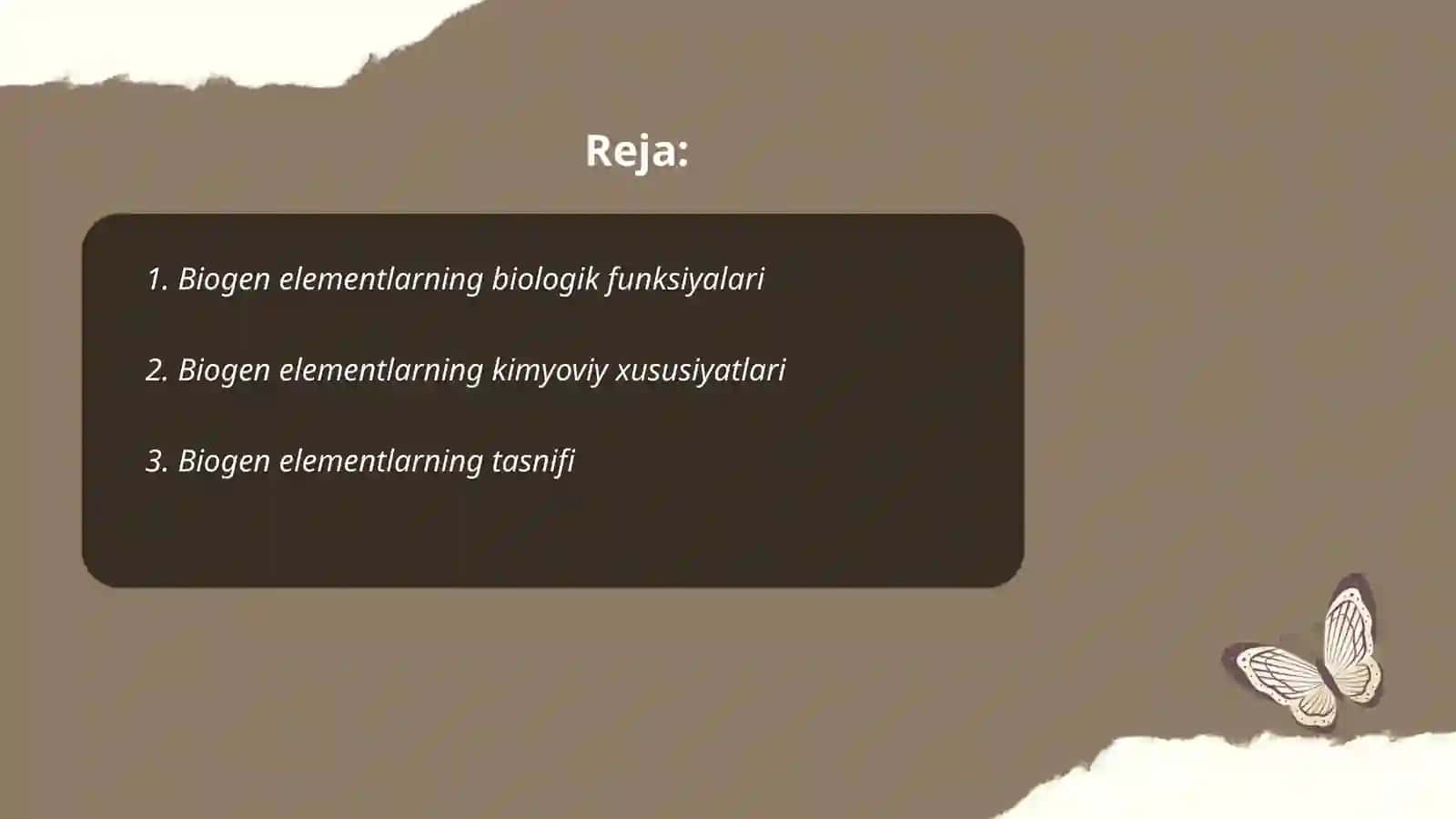 Biogen elementlar 2