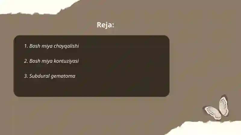 Bosh miya shikastlari 2