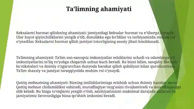 Eng Katta Meros -Bu Yahshi Tarbiya 2