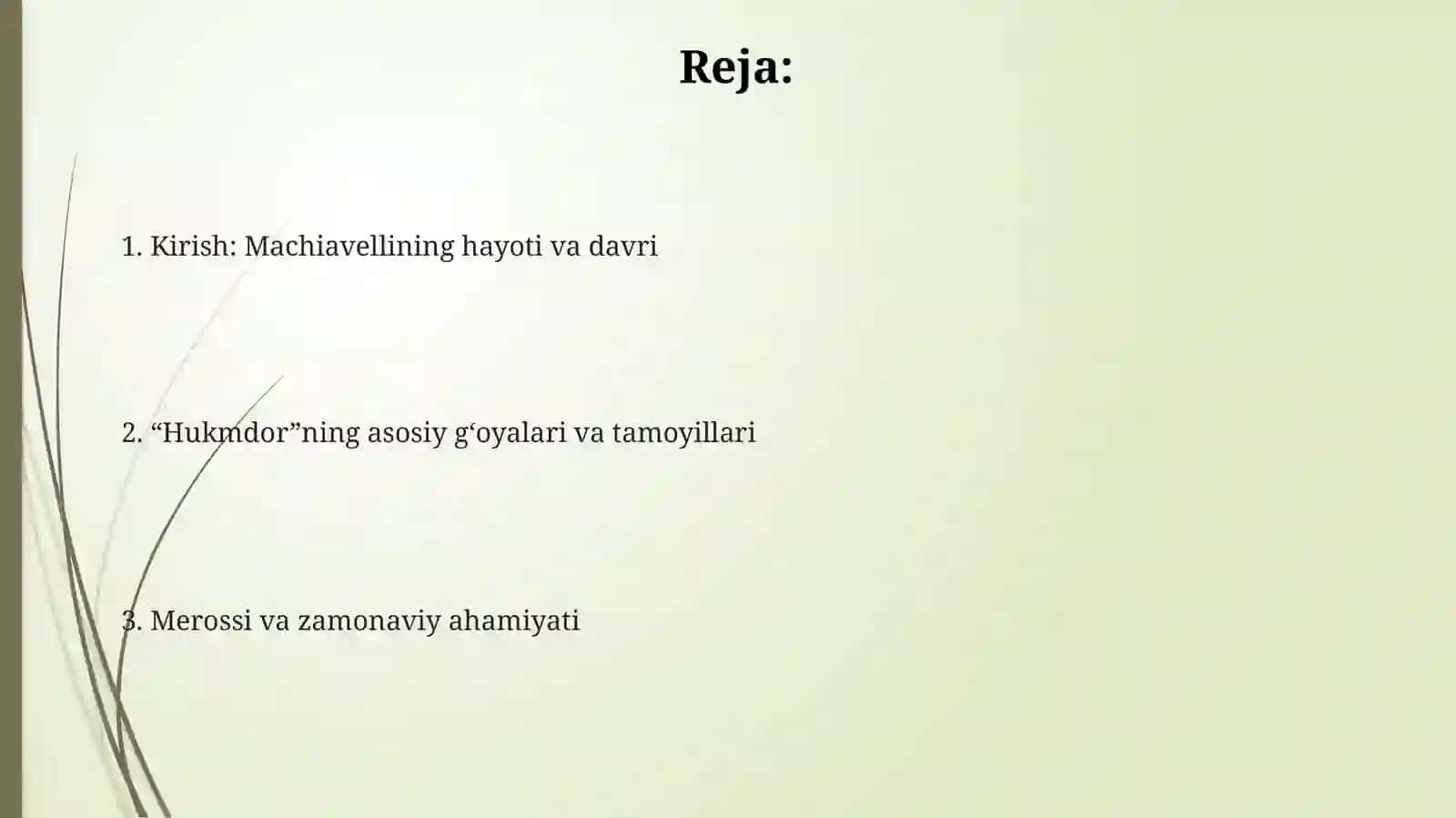Makiavellining"Xukmdor"asari 2