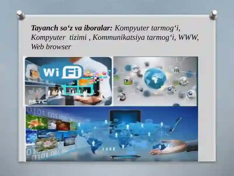 Kompyuter Tarmoqlari va Internet Xizmatlari 2
