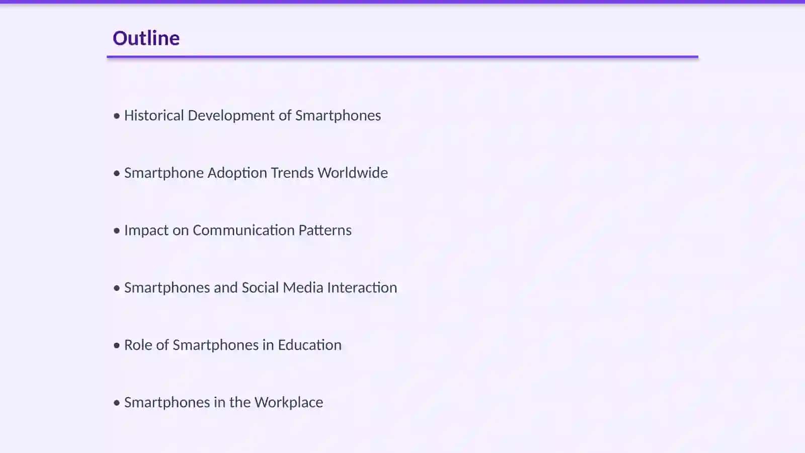 The use of smartphones in daily life 2