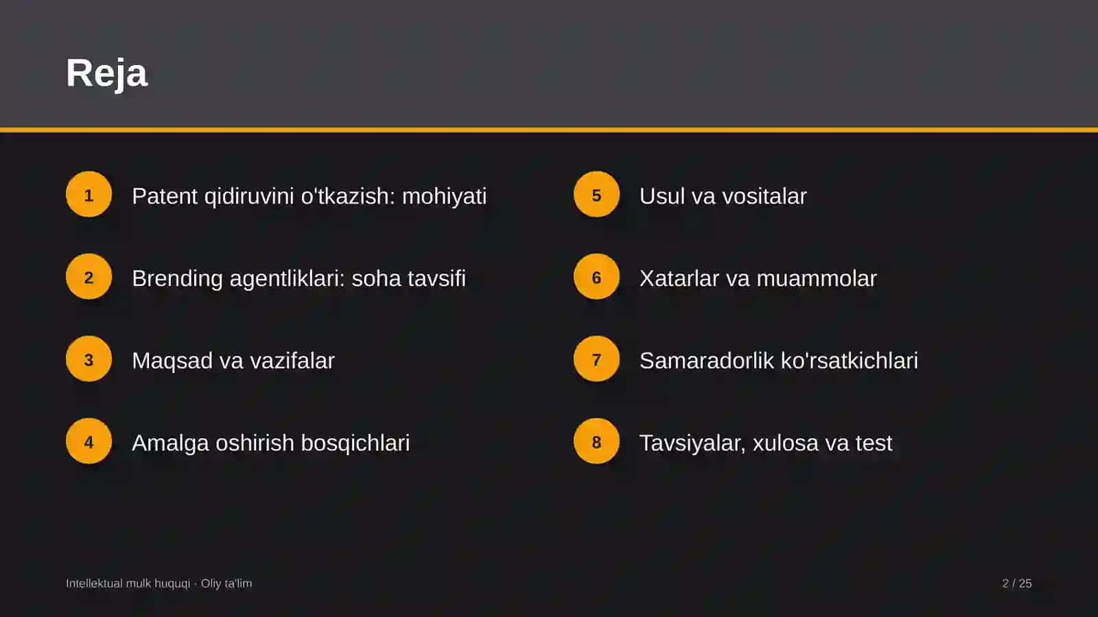 brending agentliklarida patent qidiruvini o'tkazish 9995 2
