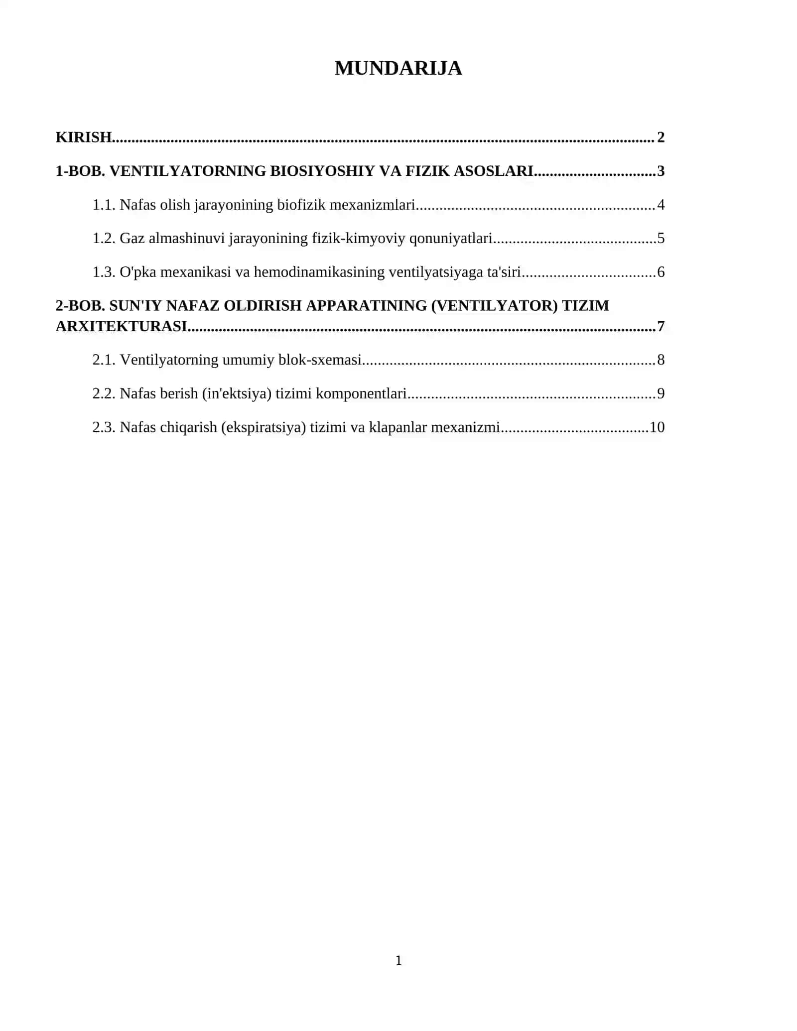 Sun’iy nafas oldirish apparati (Ventilator) – ishlash prinsipi va qo‘llanilishi 2