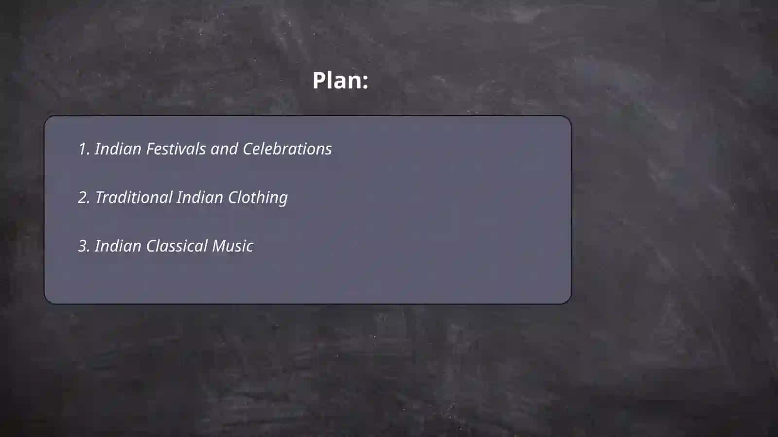 About Indian culture 2