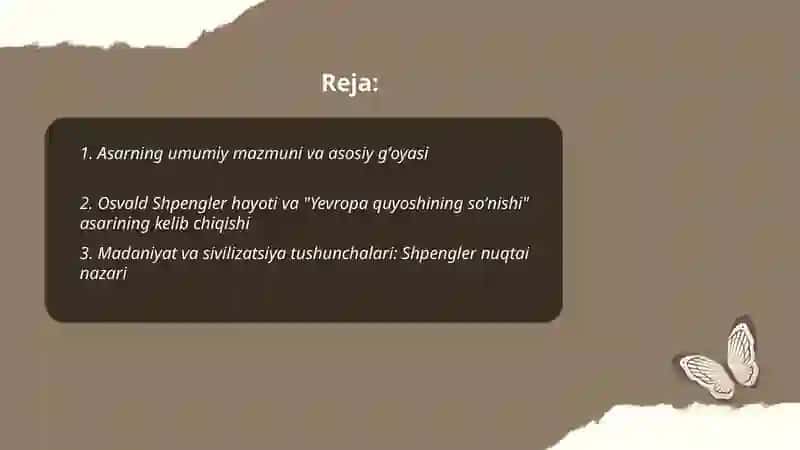 Osvald Shpenglerning "Yevropa quyoshining soʻnishi" asari 2
