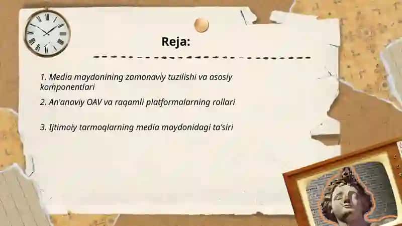 Media maydoni tuzilishi va ta'siri 2