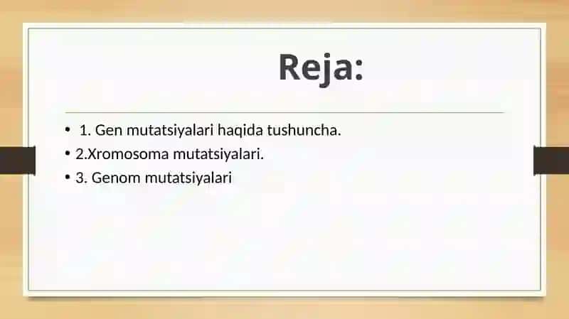 Xromosoma va genom mutatsiyalari 2