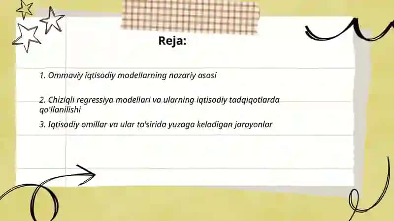 Iqtisodiy Tahlil Omillar Tizimi va Modellar 2