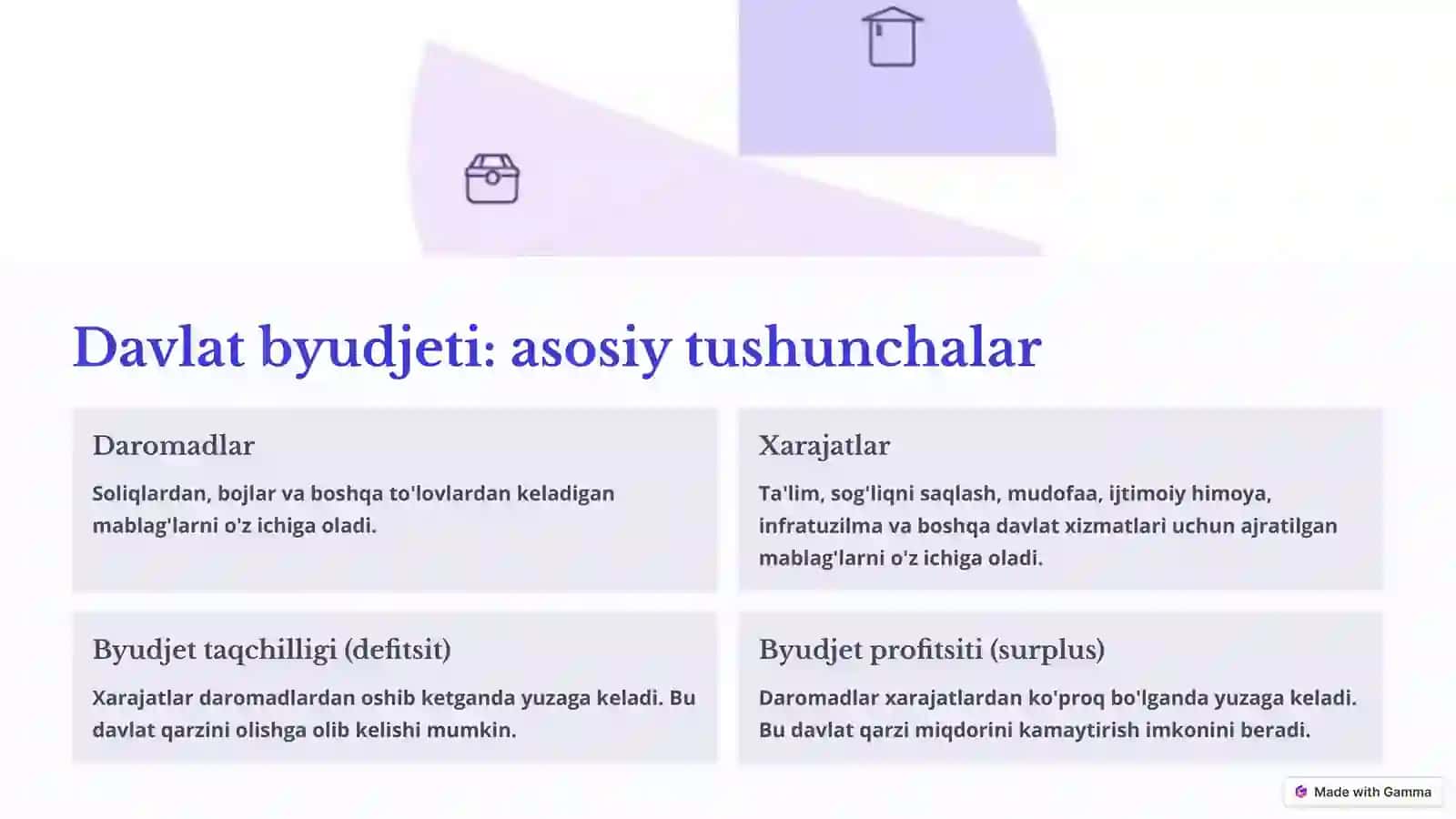 Davlat moliyasining asosiy funktsiyalari 2