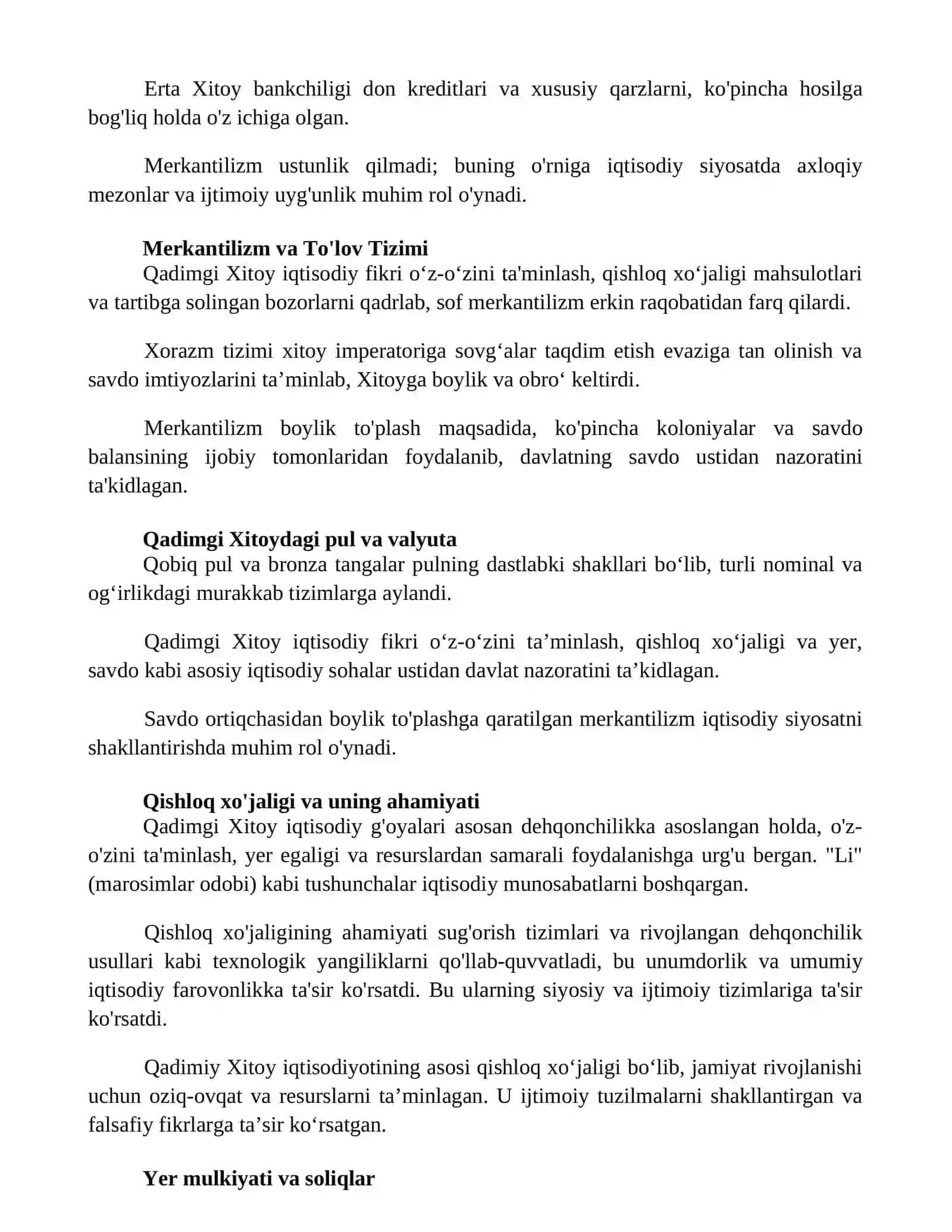 Qadimgi xitoy iqtisodiy goyalar 2