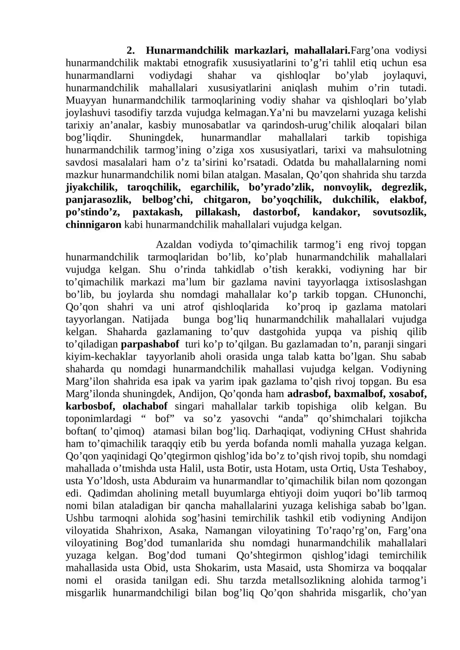 Kirish. Kursning maqsad va vazifalari 2