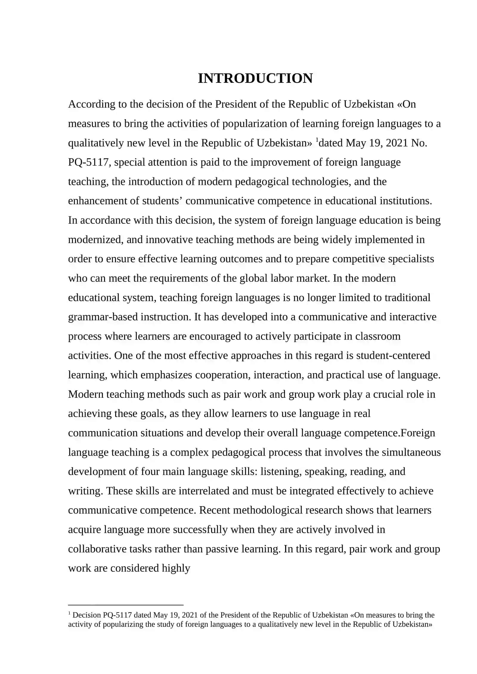 Theoretical Aspects of Pair and Group Work in Language Teaching 2