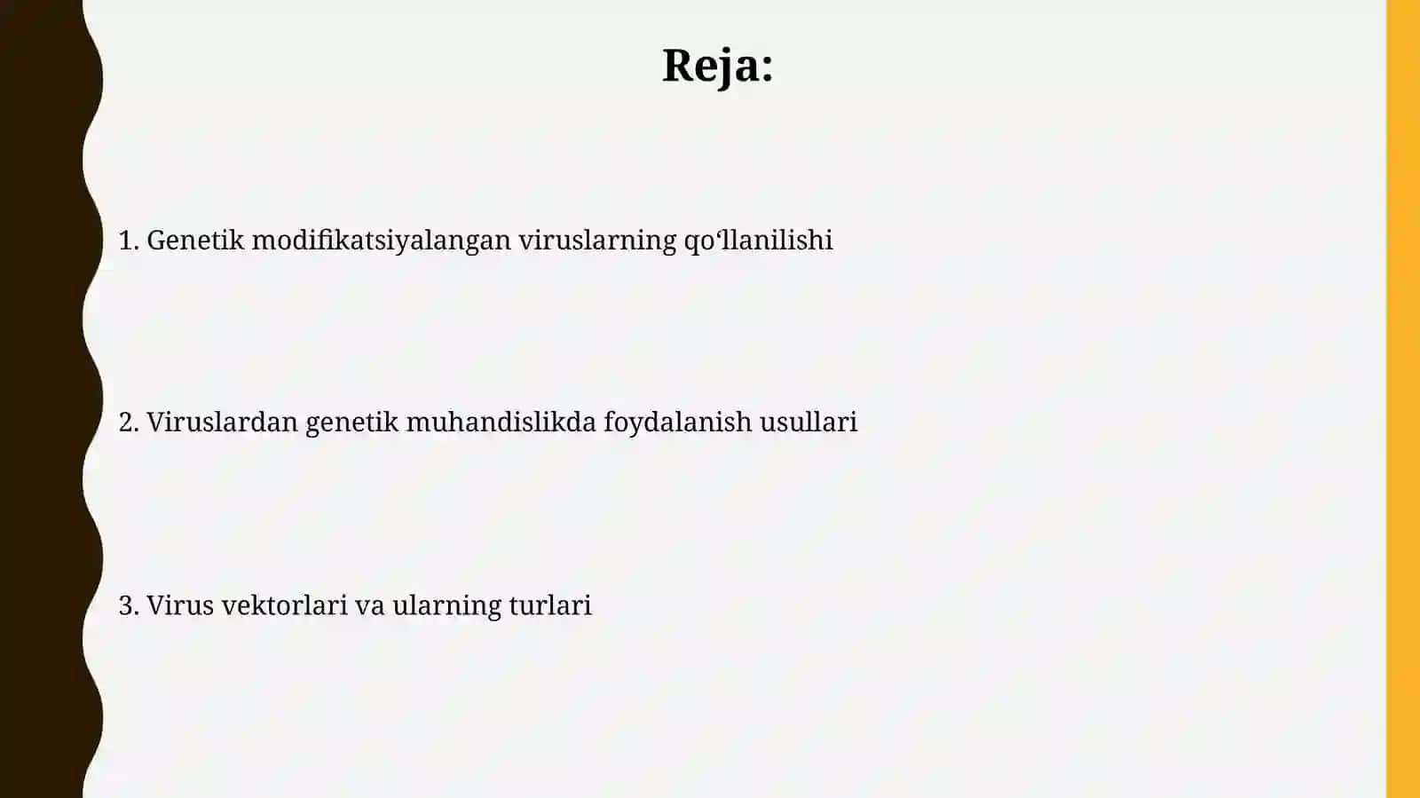 Viruslarni Gen muhandisligida qo‘llanilishi 2