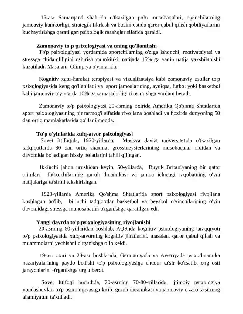 Bola psixologiyasi tarixi 2