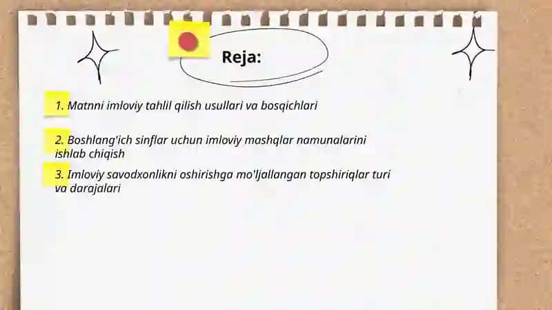 Matini imloviy tahlil qilish 2