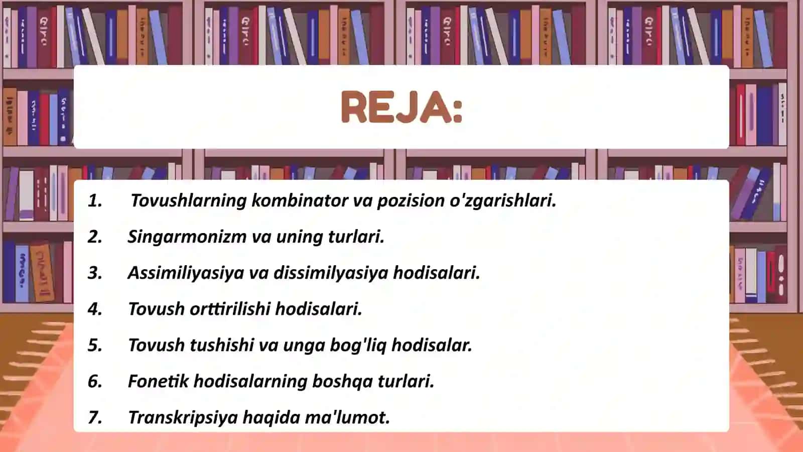 NUTQ TOVUSHLARINING FONETIK O‘ZGARISHLARI 2