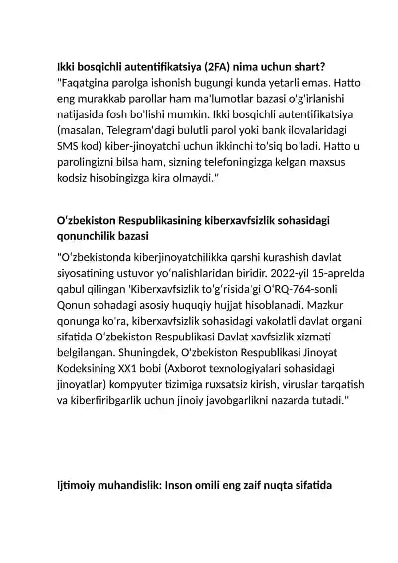 Raqamli dunyoda xavfsizlikning ahamiyati 2