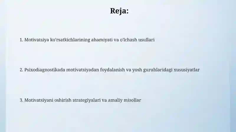 Psixodignostikada motivatsiya indikatorlaridan foydalanish 2