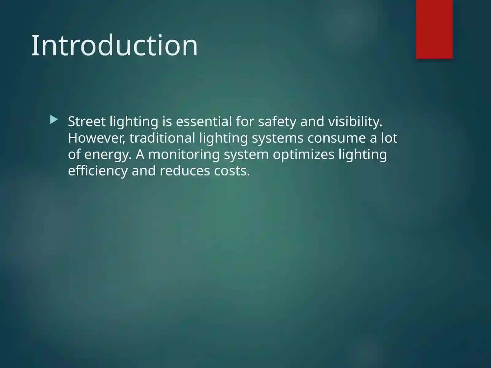 Monitoring System for Street Lights 2