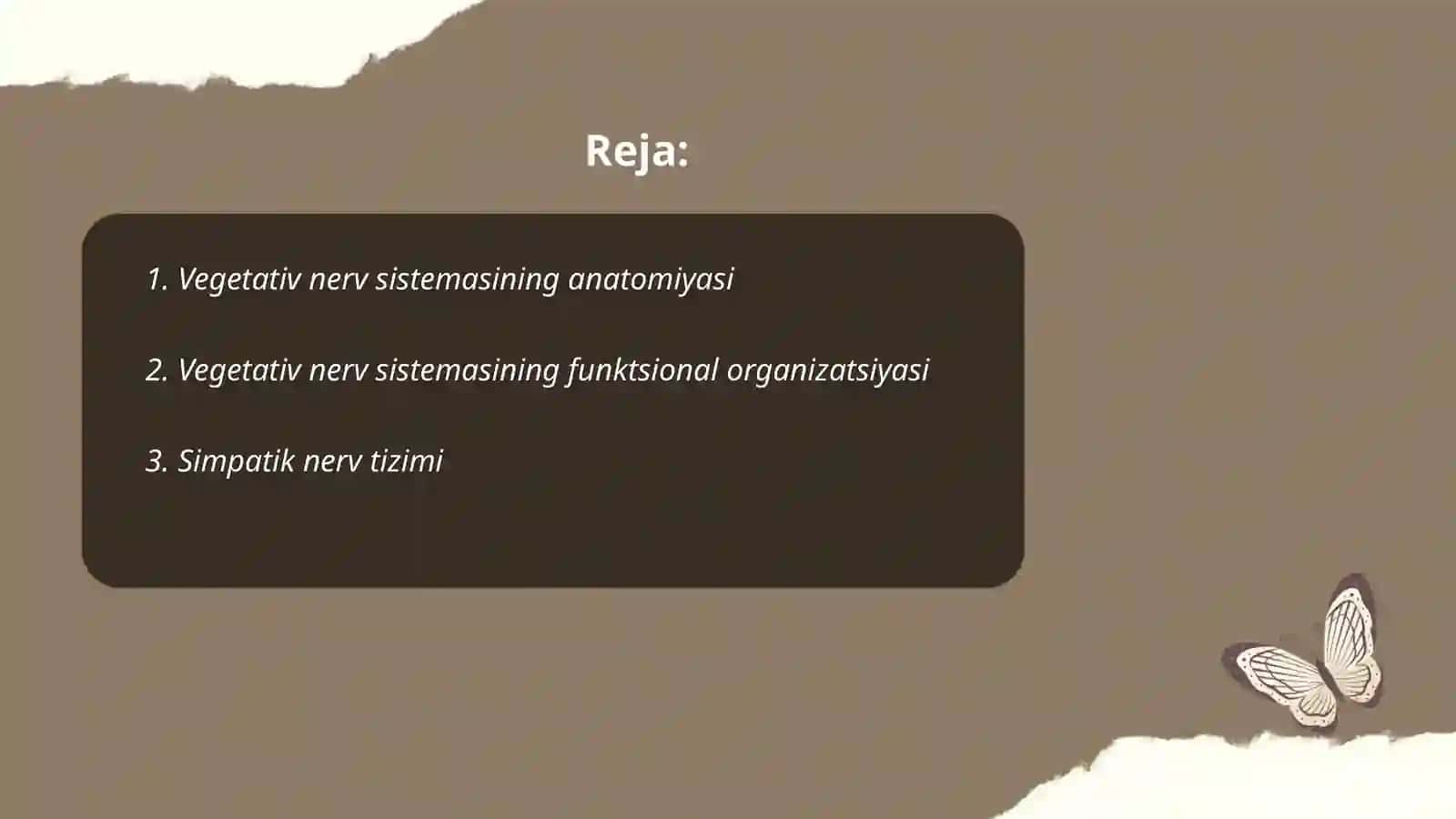 Vegetativ nerv sistemasi 2