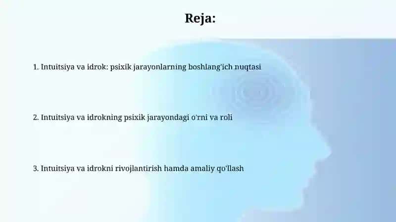 Intuitsiya va Idrok 2