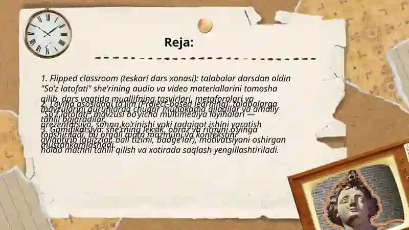 Erkin Vohidovning "Soʻz Latofati" asari 2