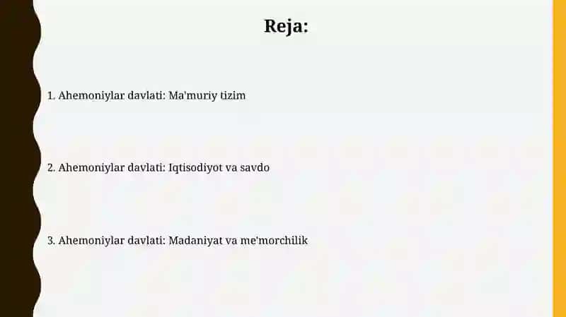 Ahamoniylar davlati 2