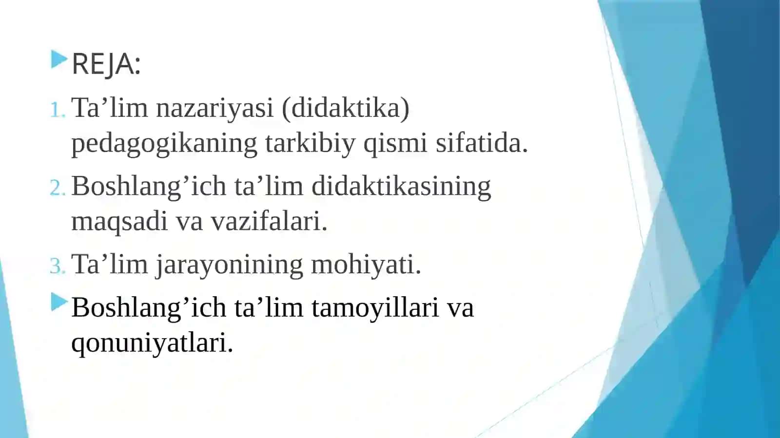 Boshlang’ich ta’lim didaktikasi 2