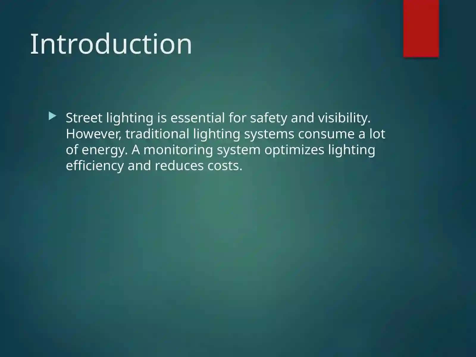 Monitoring System for Street Lights 2