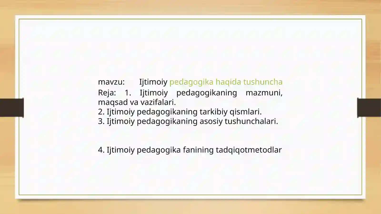 Ijtimoiy Pedagogika 2