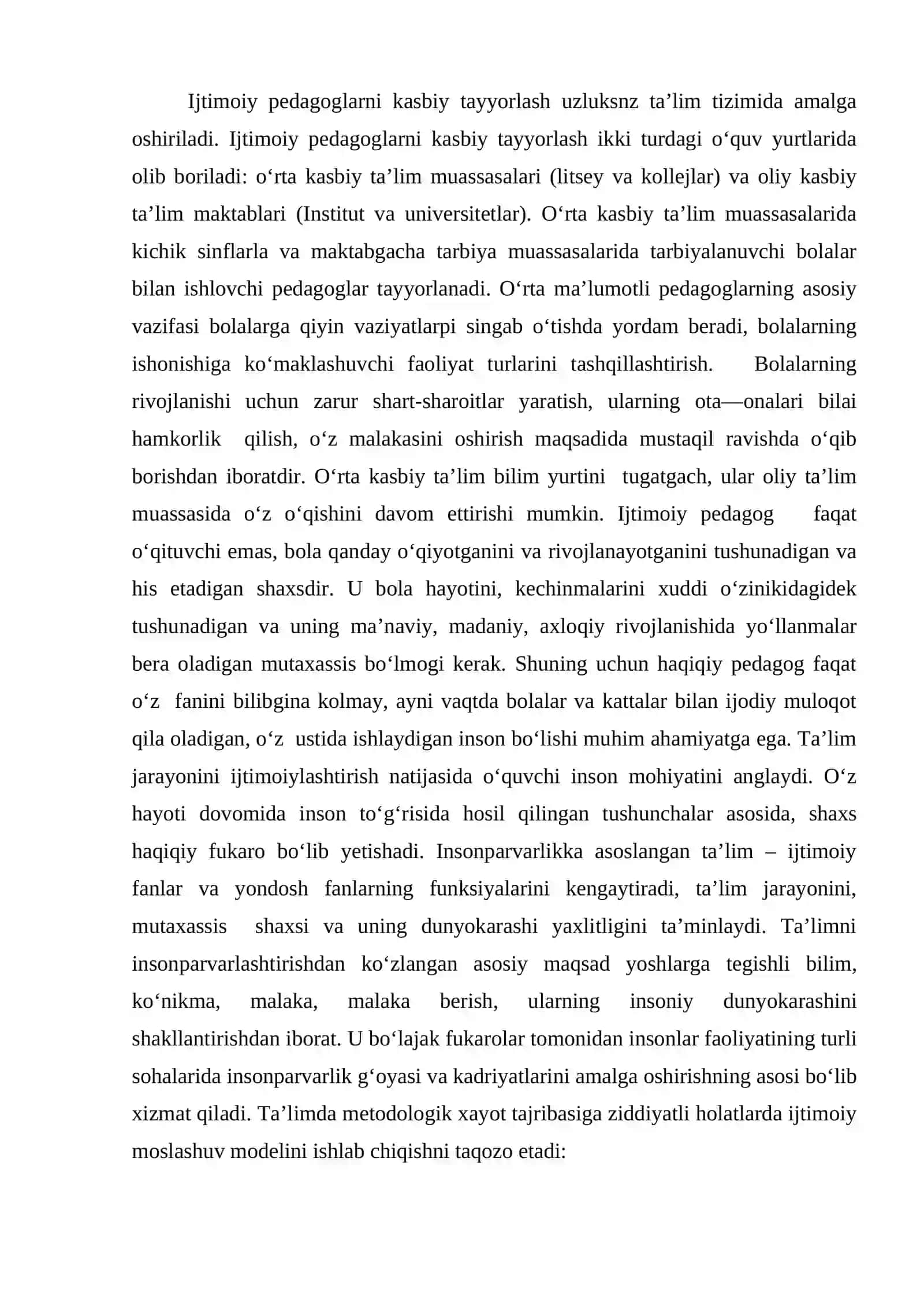 Ijtimoiy pedagog va uning kasbiy sifati 2