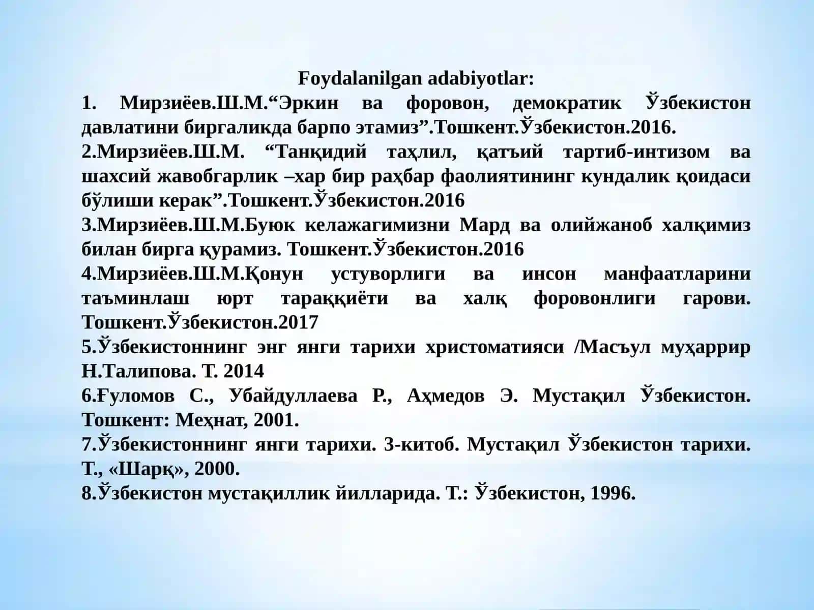 11-mаvzu:MustaqillikyillaridaQoraqalpog‘istonRespublikasi 2
