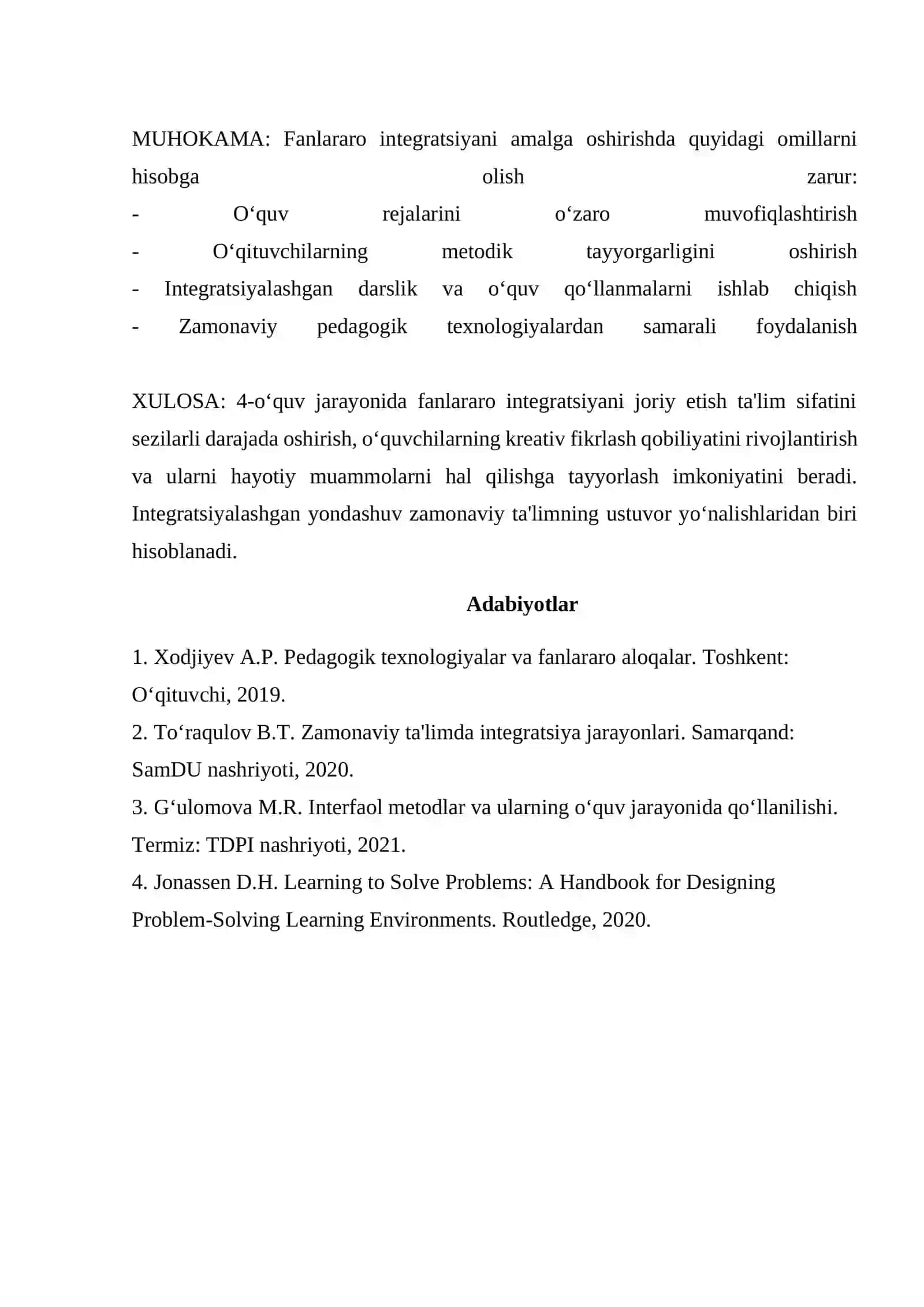 4-O‘QUV JARAYONIDA FANLARARO INTEGRATSIYA IMKONIYATLARI 2