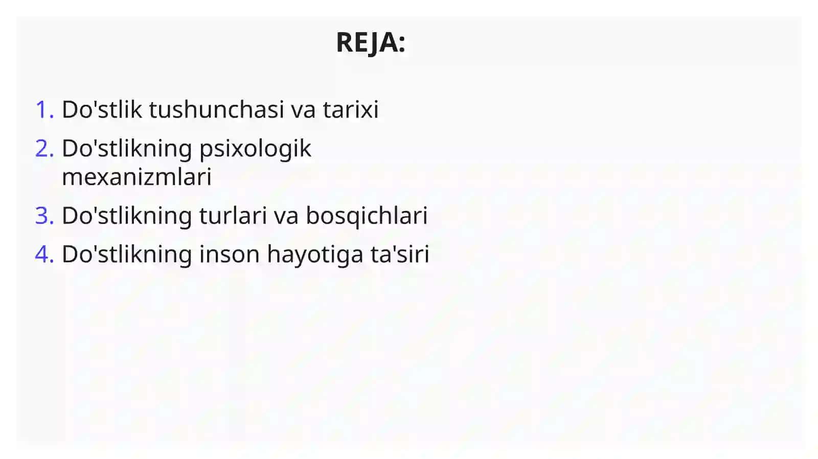 Do'stlik va Uning Psixologik Asoslari 2