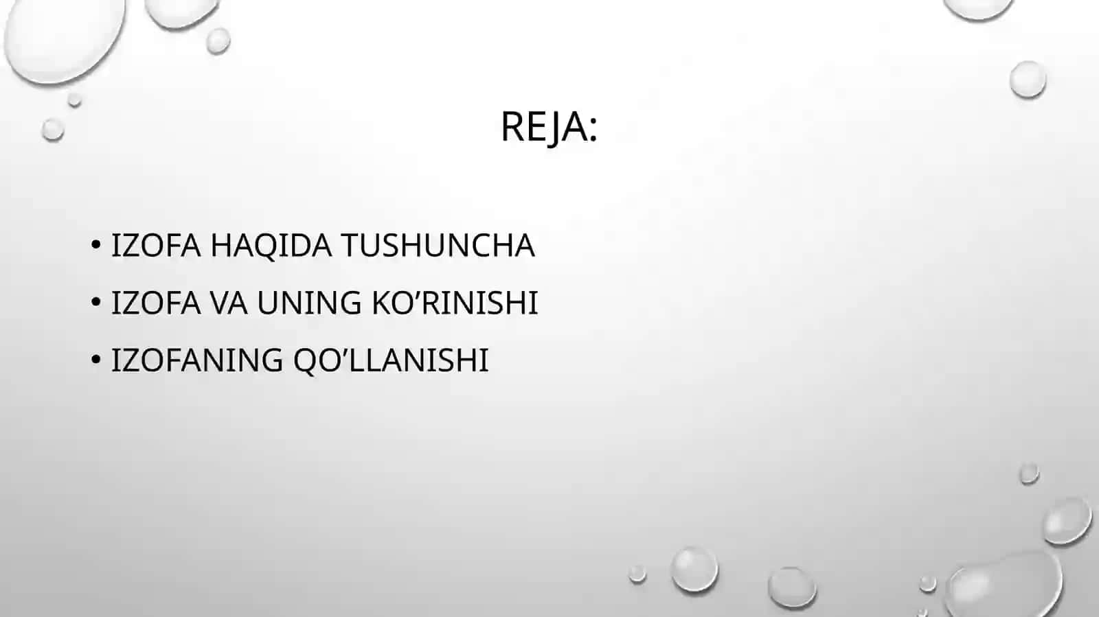 Izofa va uning ko’rinishi 2