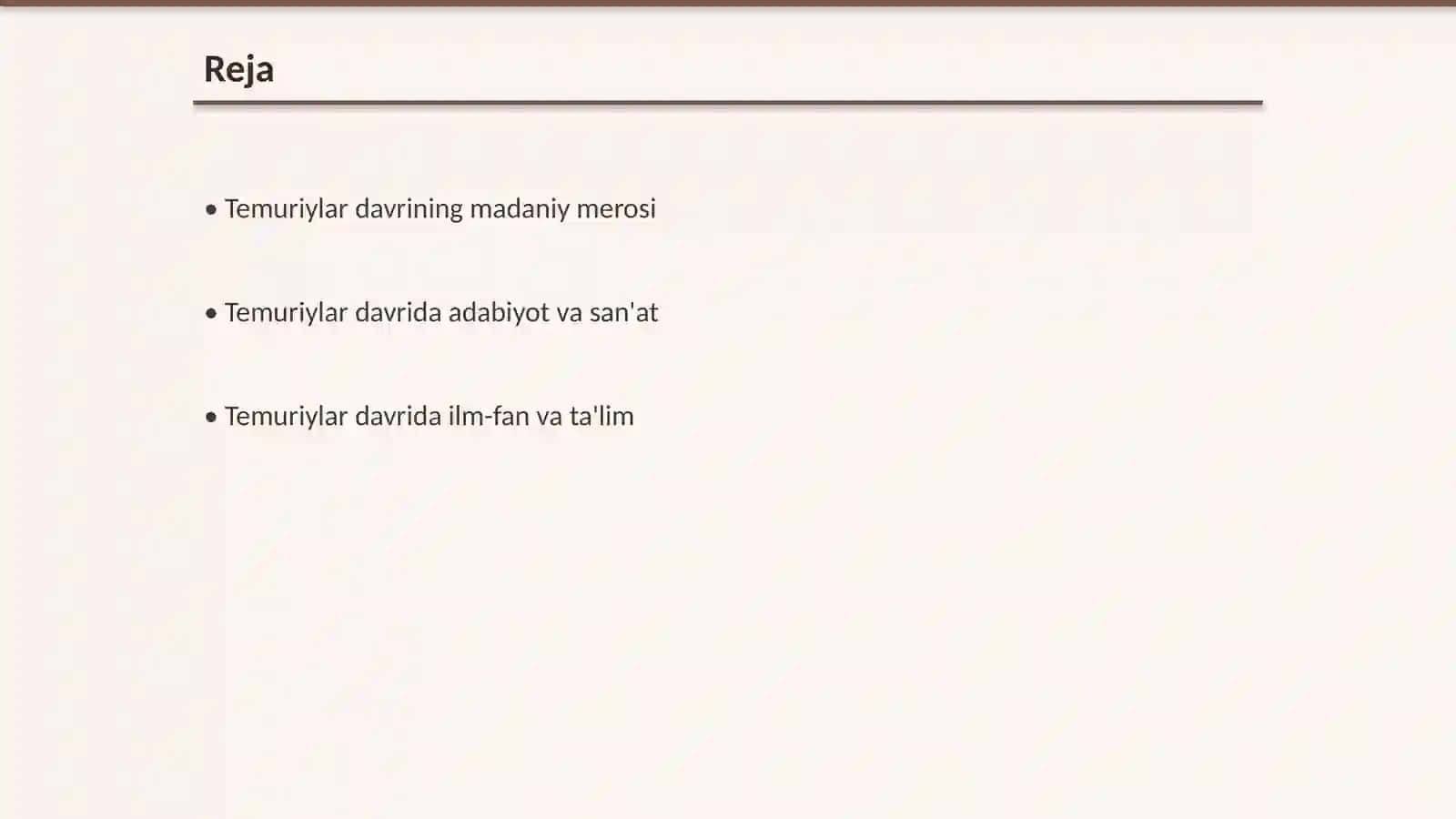 Temuriylar davrida madaniy hayot 2
